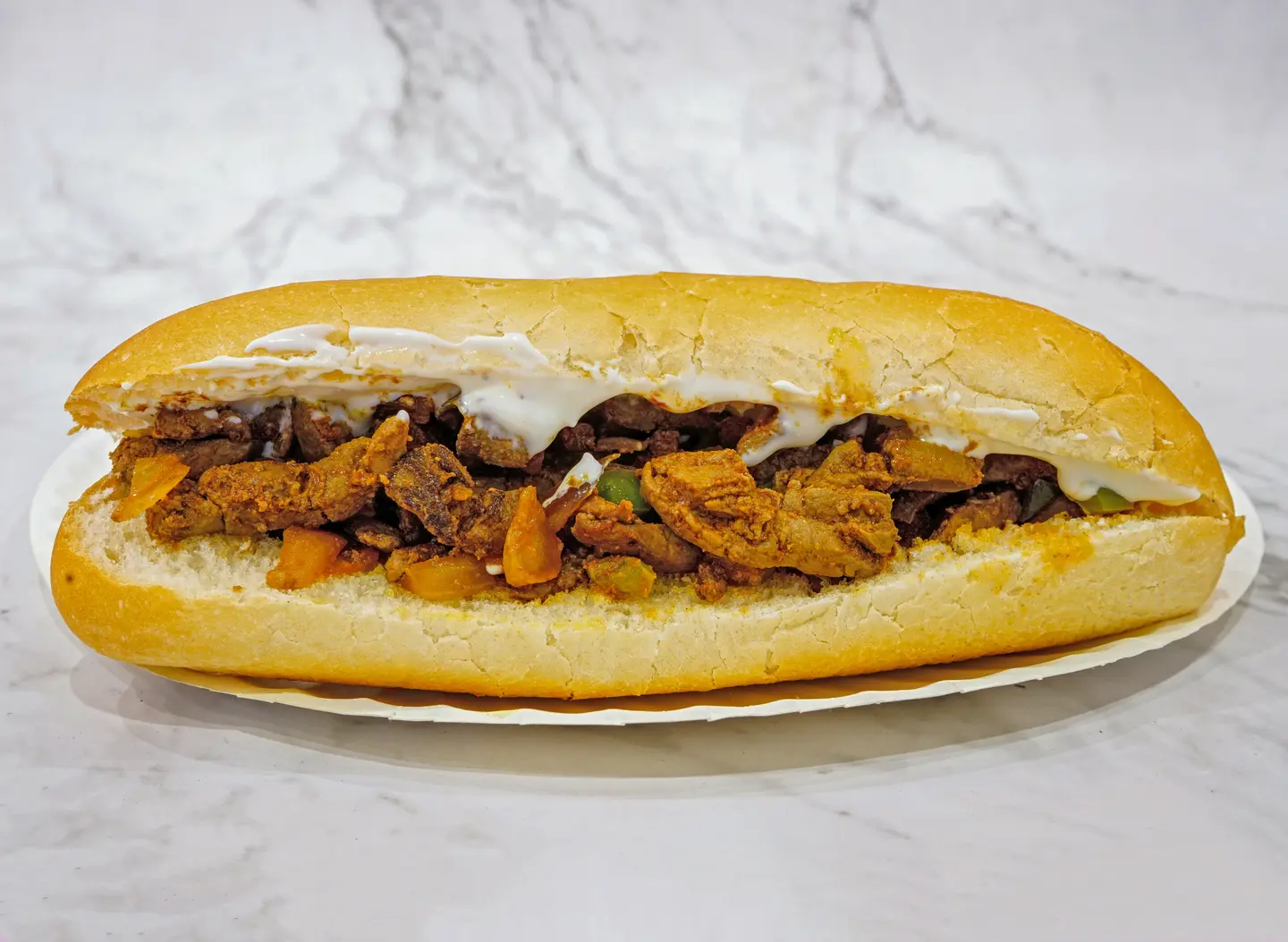 كبدة غنم - خبز الصامولي