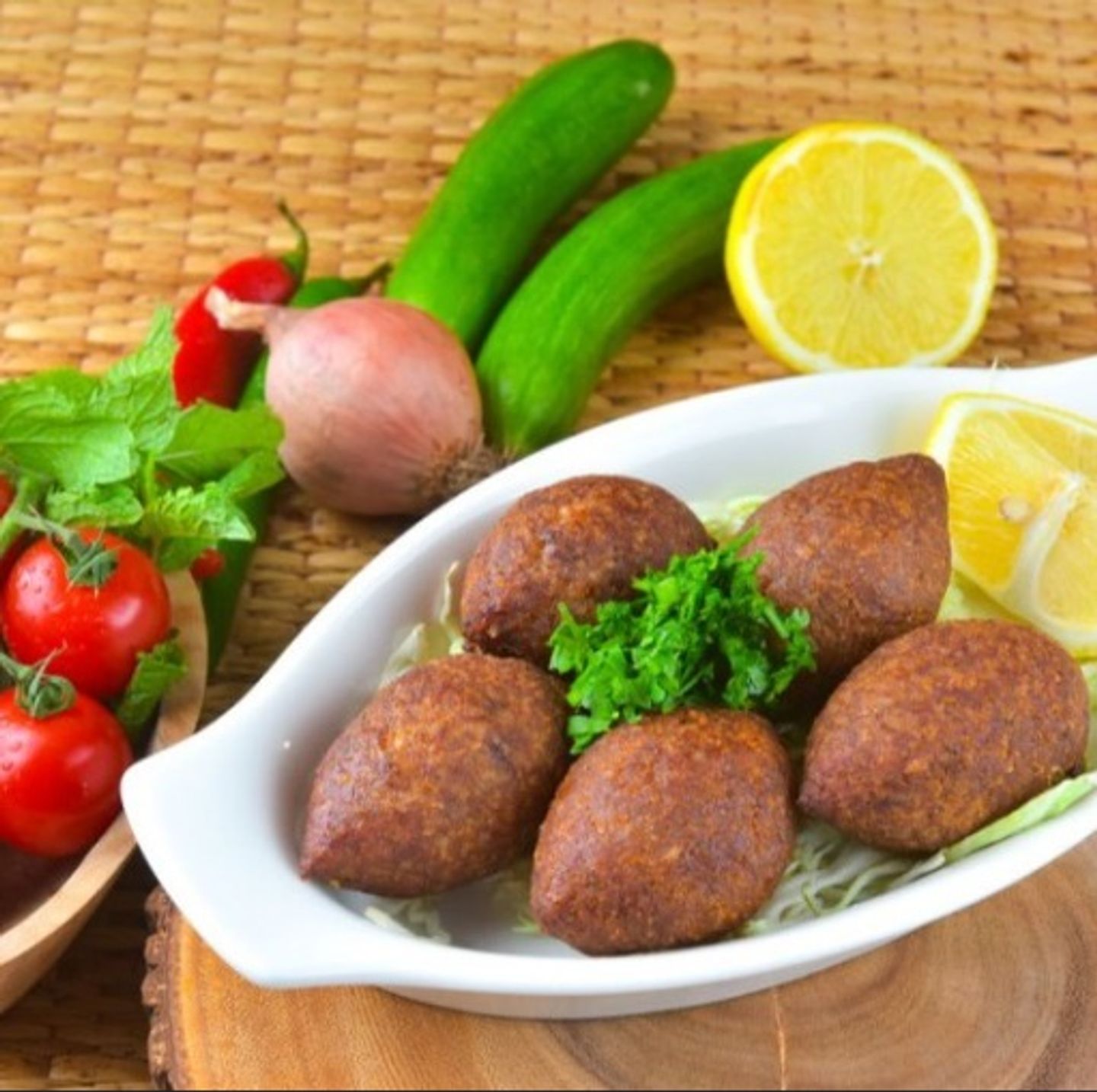 كبة شامية - وسط