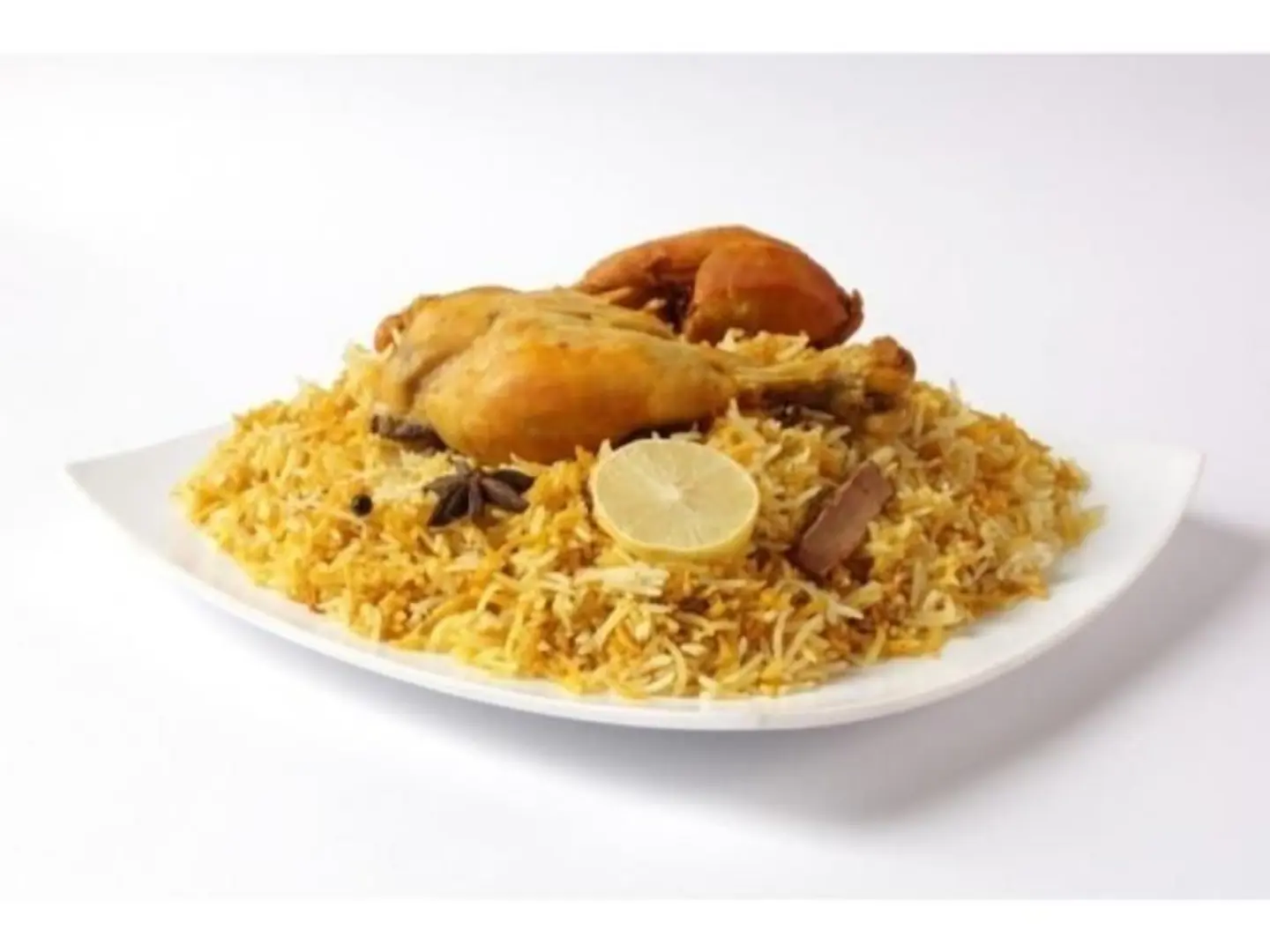 دجاج مدفون مع الرز - نصف دجاجة