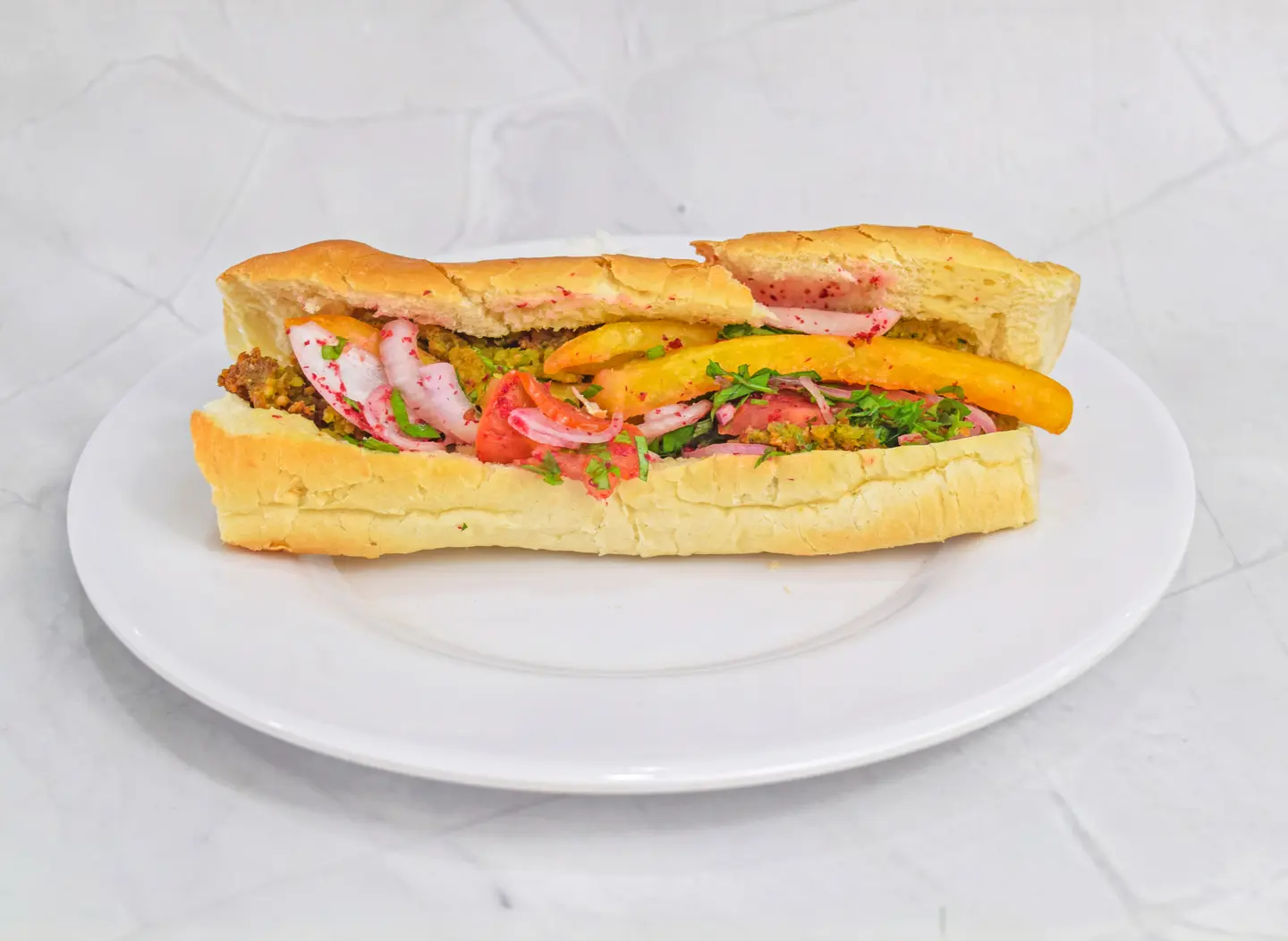 فلافل - خبز الصامولي