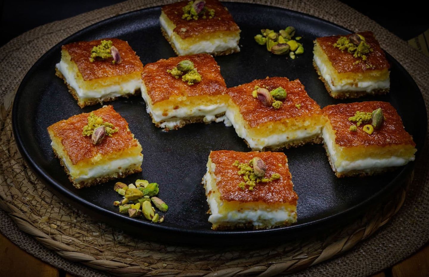 بسبوسة قشطة - صغير