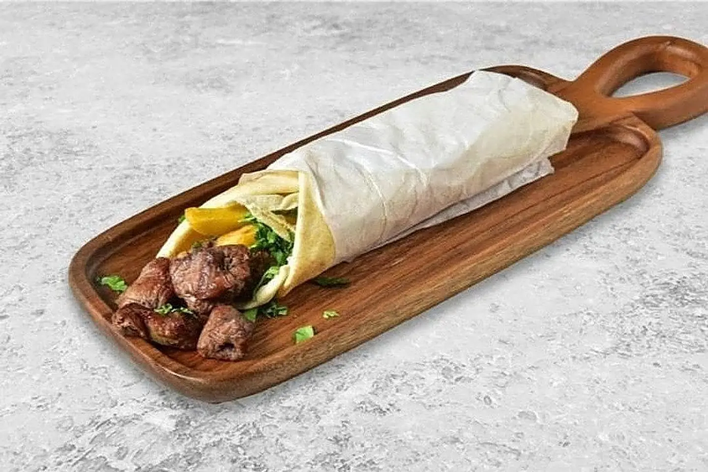 Lamb Meat Sandwich - Large Meat Ribs Sandwich