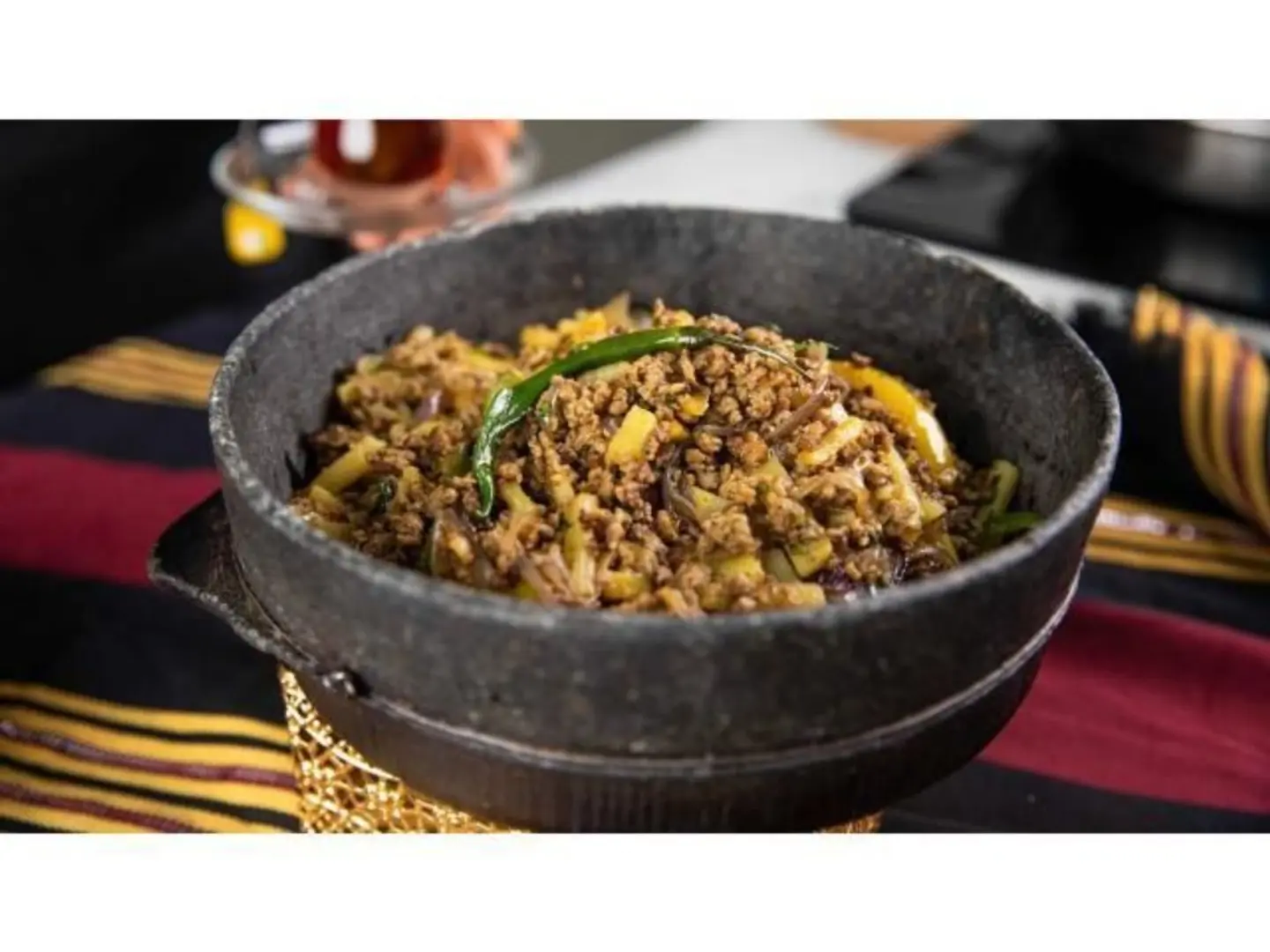 صحن لحم مفروم - بدون جبن