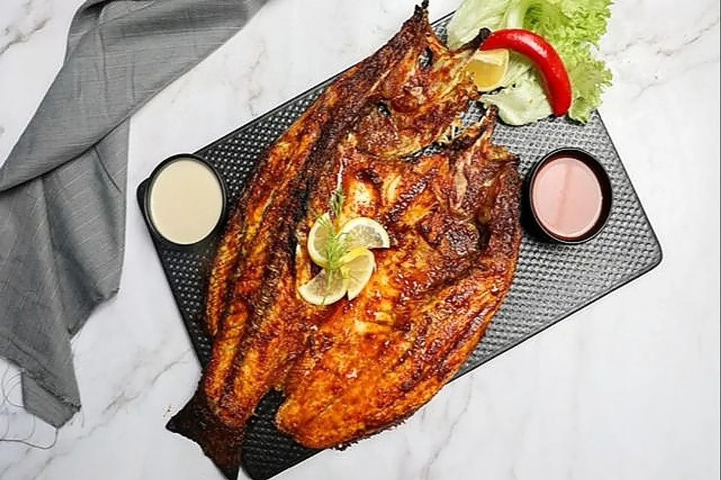 Oven Baked Fish Large Size - Large Size