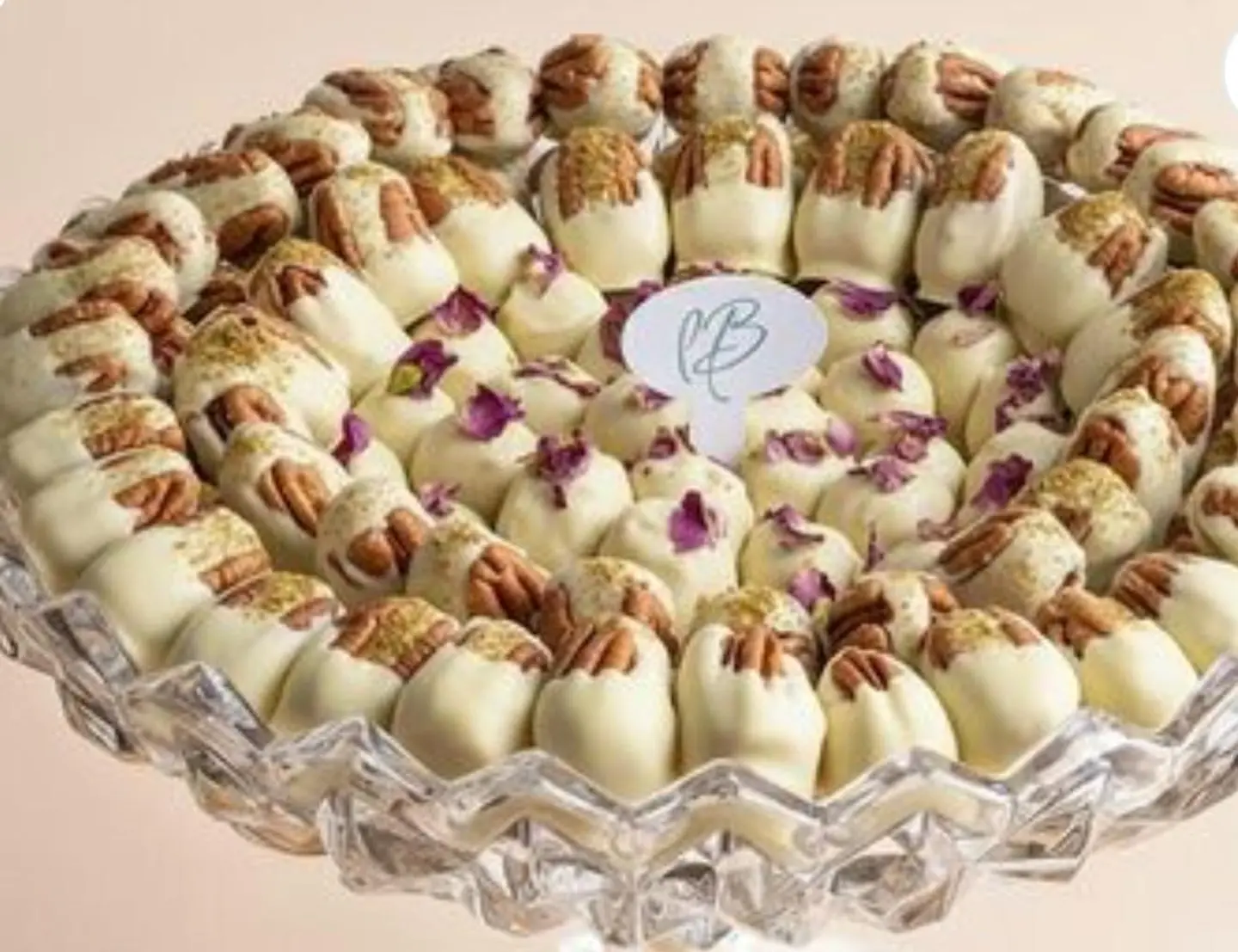 Pecan Diet Cake With White Chocolate - 250 Grams