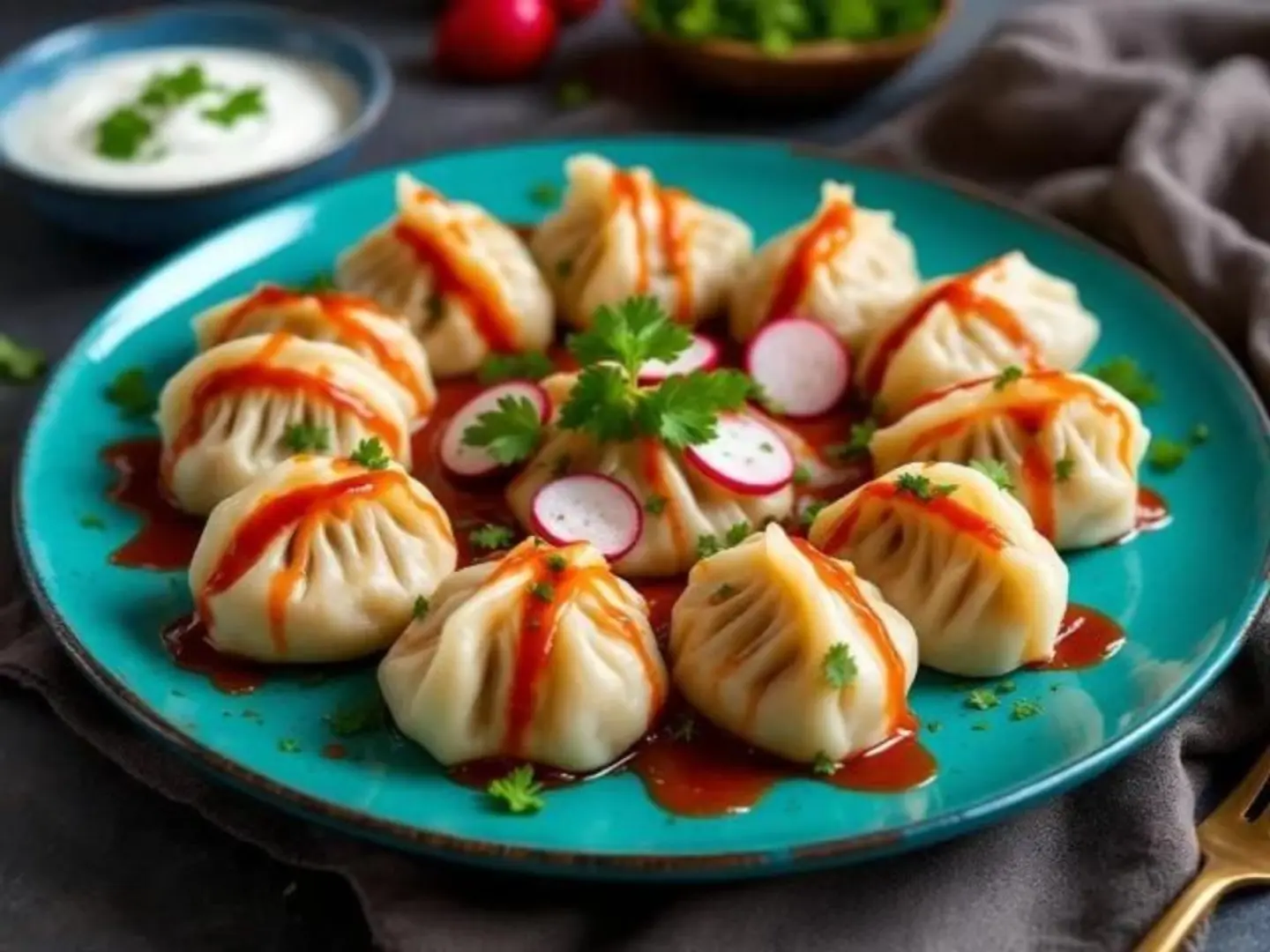 صحن منتو و فرموزة - صغير 12 حبة