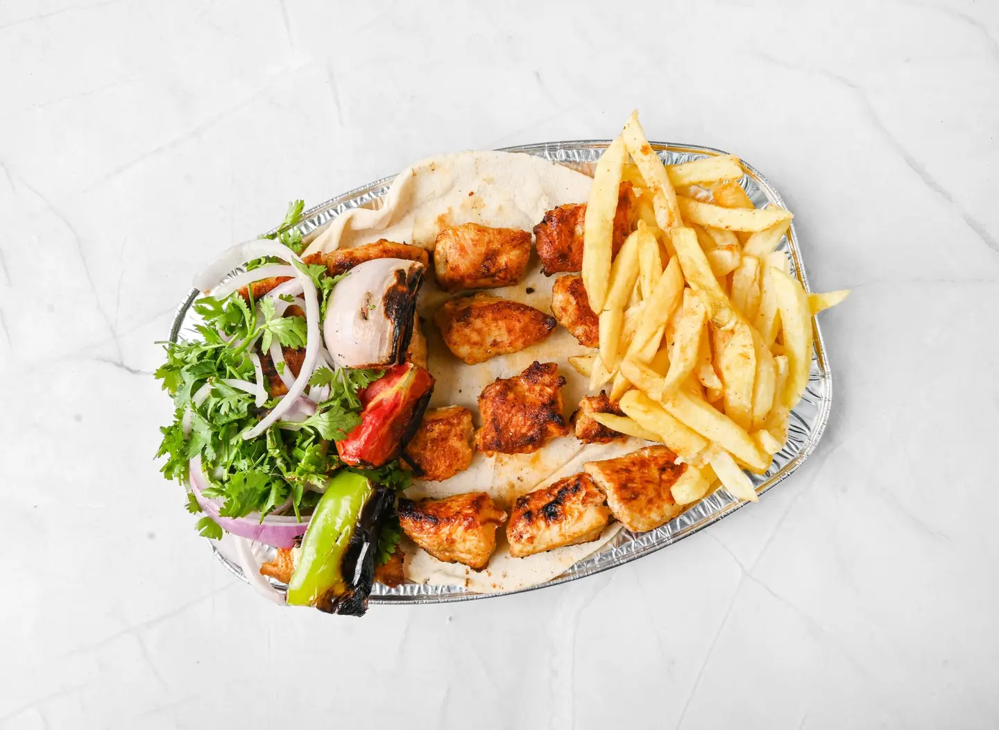 أوصال دجاج - سيخ