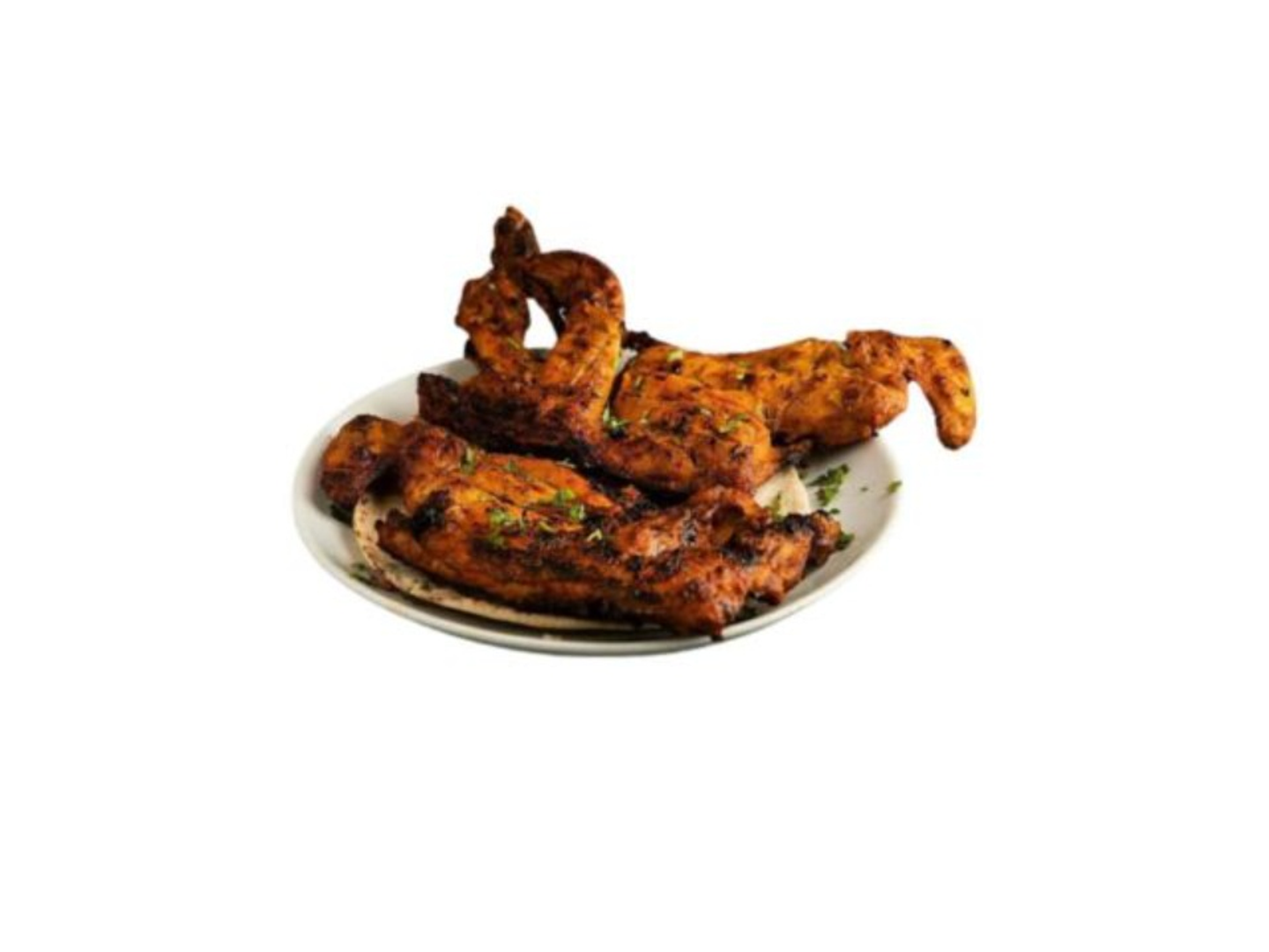 دجاج ع الفحم - نص حبة دجاج