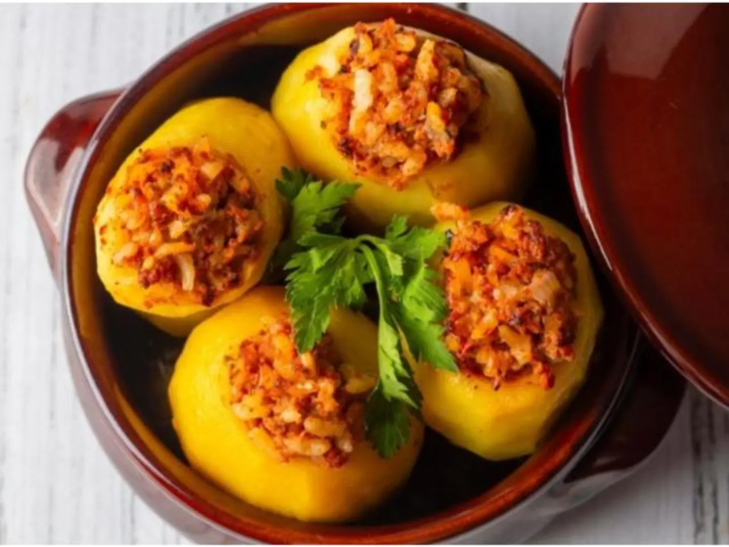 محشي بطاطس - صغير 3 حبات