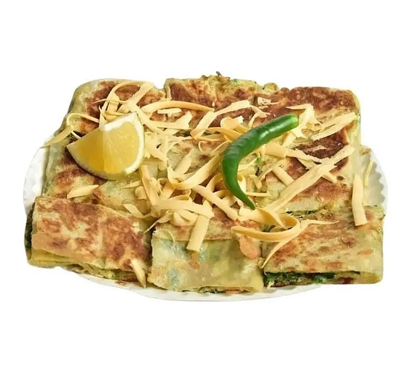 Vegetable Mutabbak With Cheddar - Saj Mutabbak