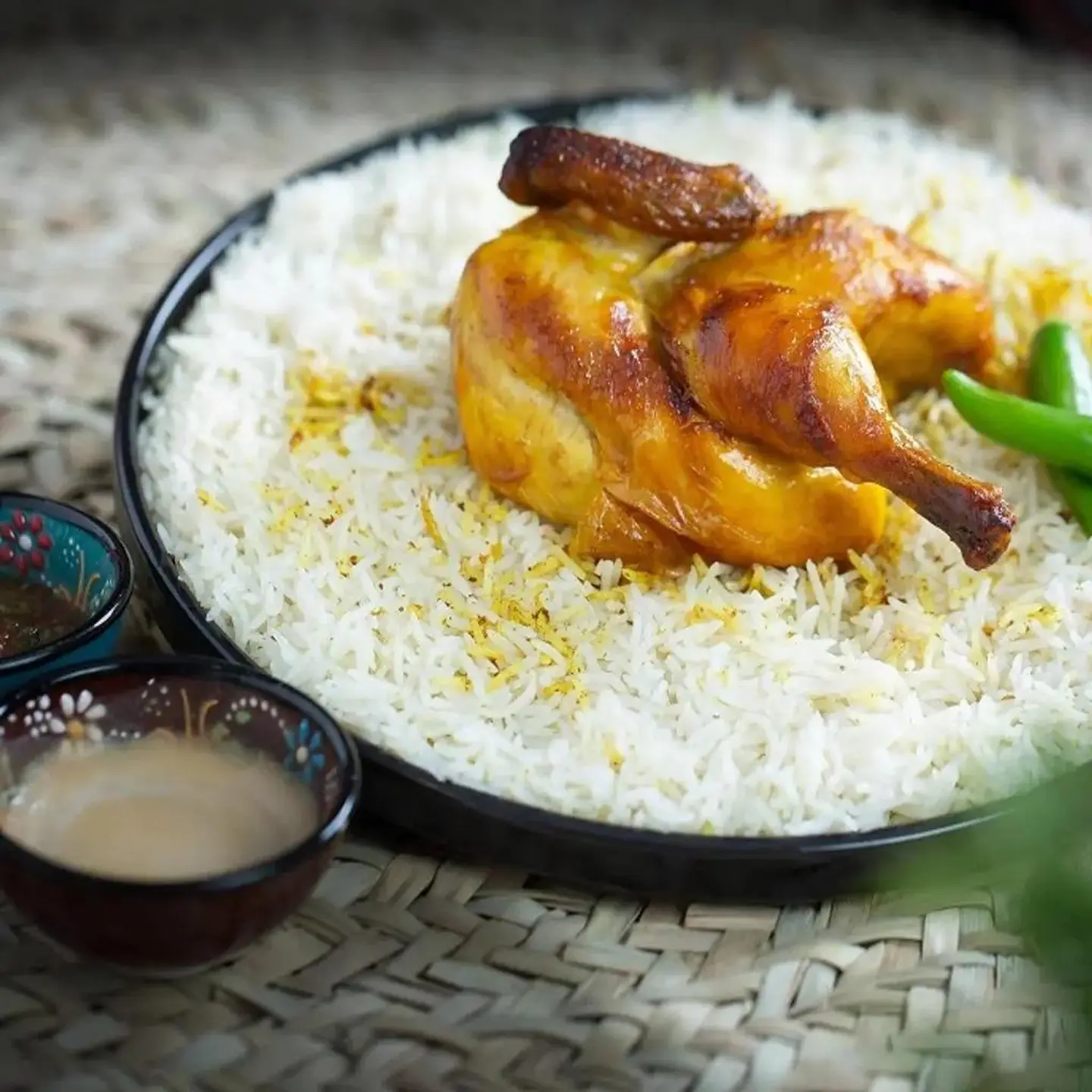 Rotisserie Chicken With Shabi Rice - Half Chicken