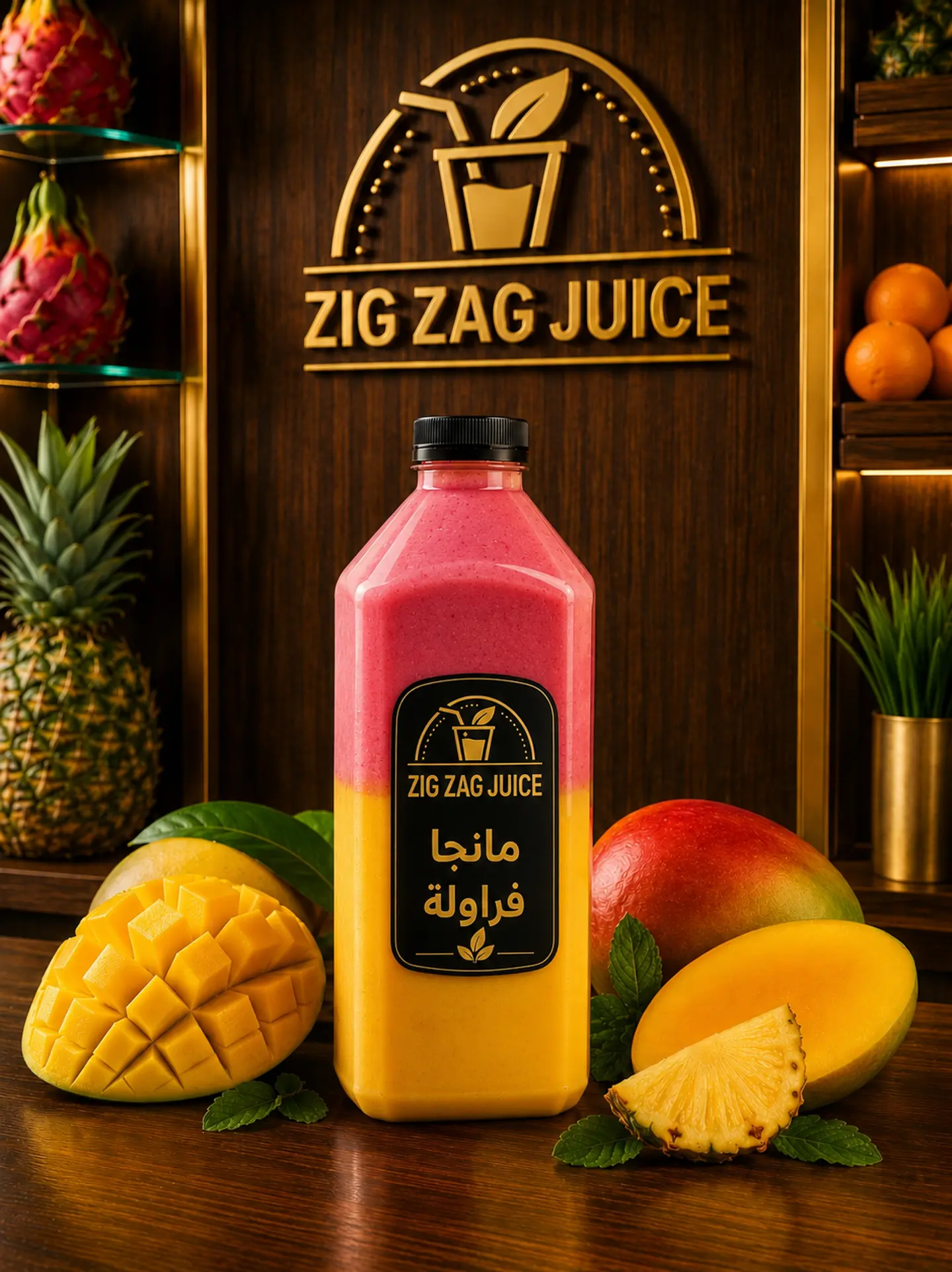 Mango With Strawberry - Cup Medium
