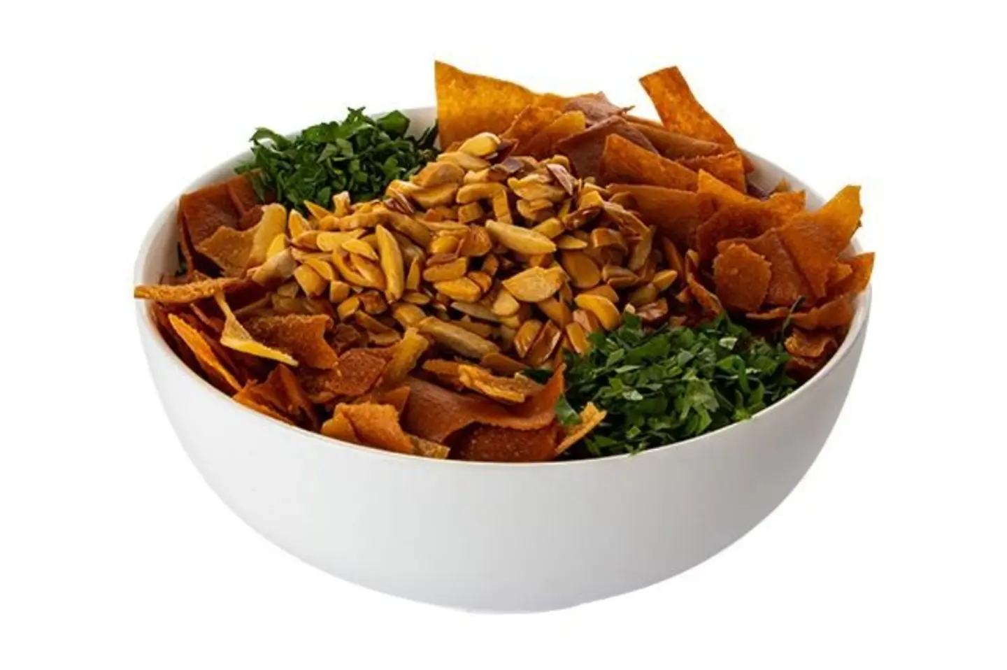 Hummus Fattah With Oil And Almonds Dish - Small