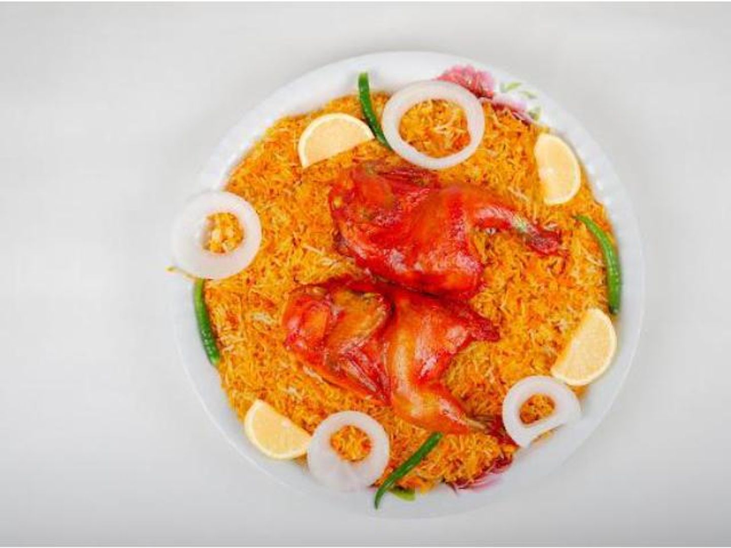 دجاج مندي مع رز مندي حبه - صغير