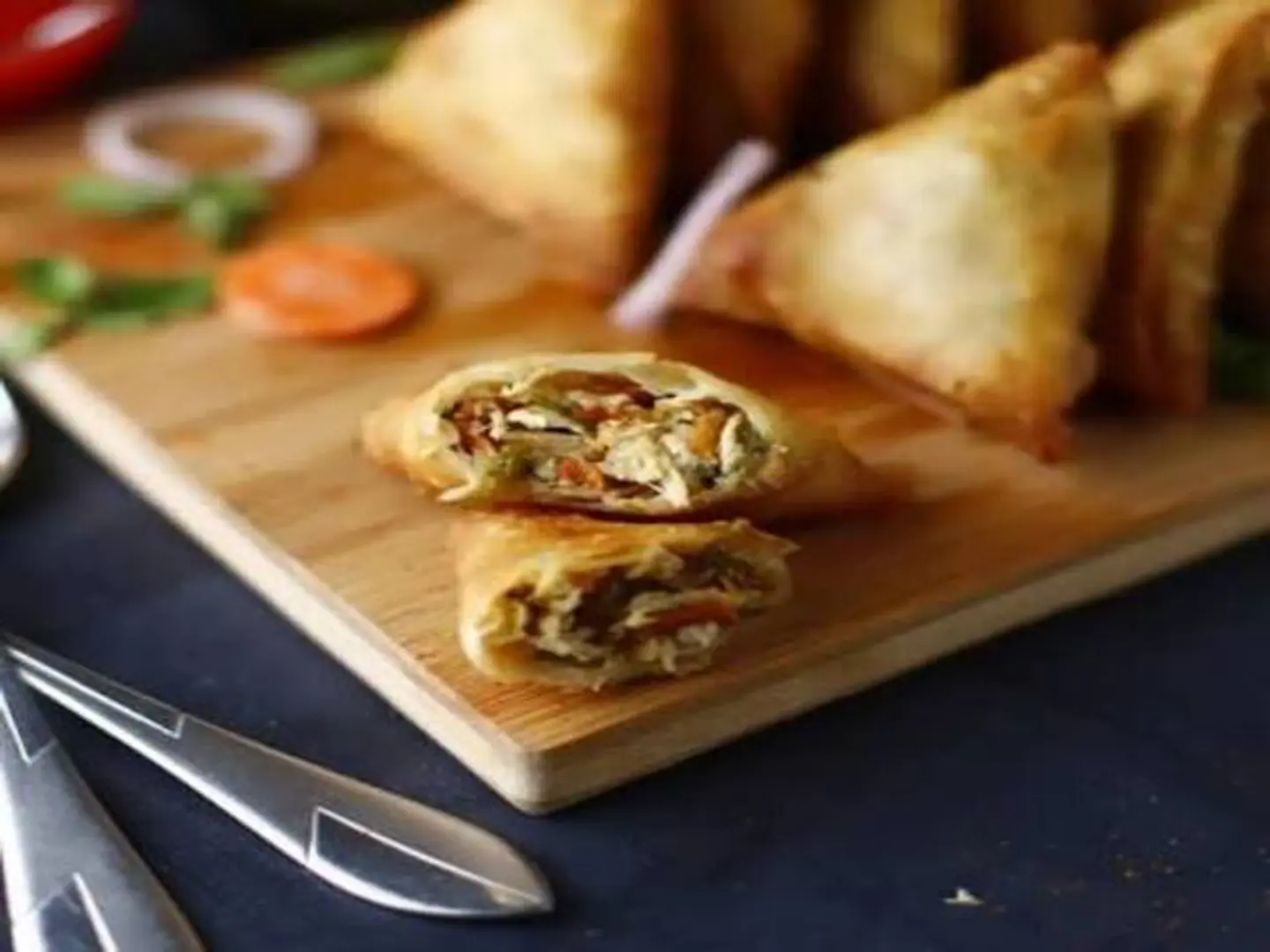 Chicken And Cheese Samosas - Small