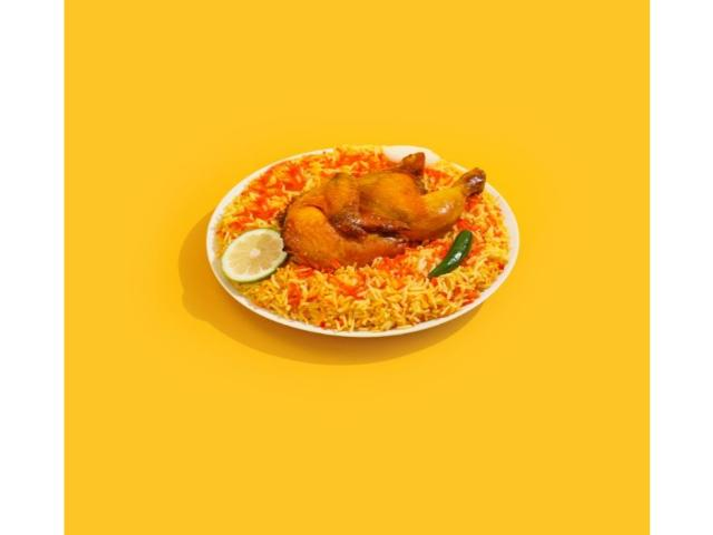 دجاج شواية رز مندي - حبة