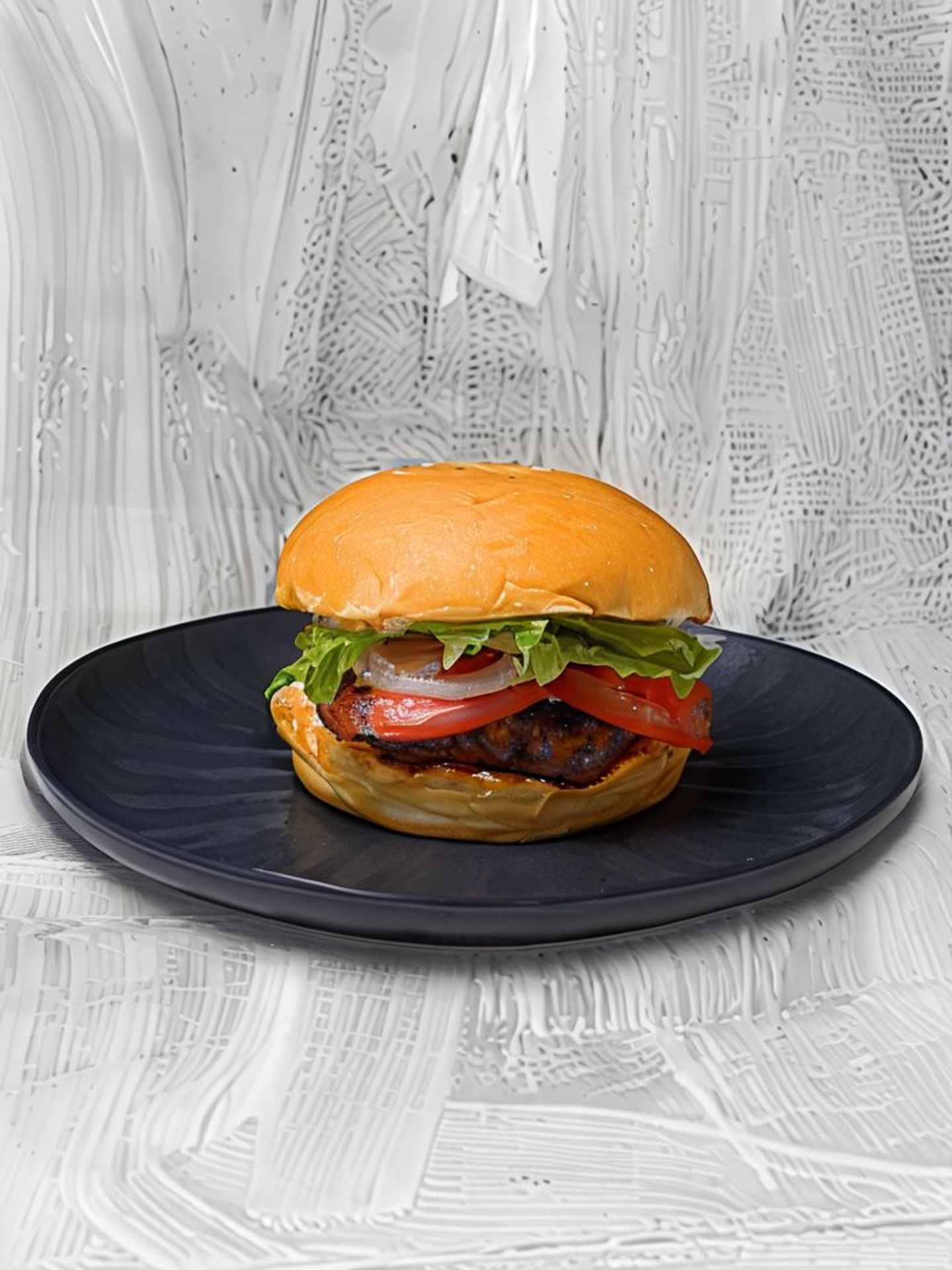 Grilled Beef Burger - Sandwich