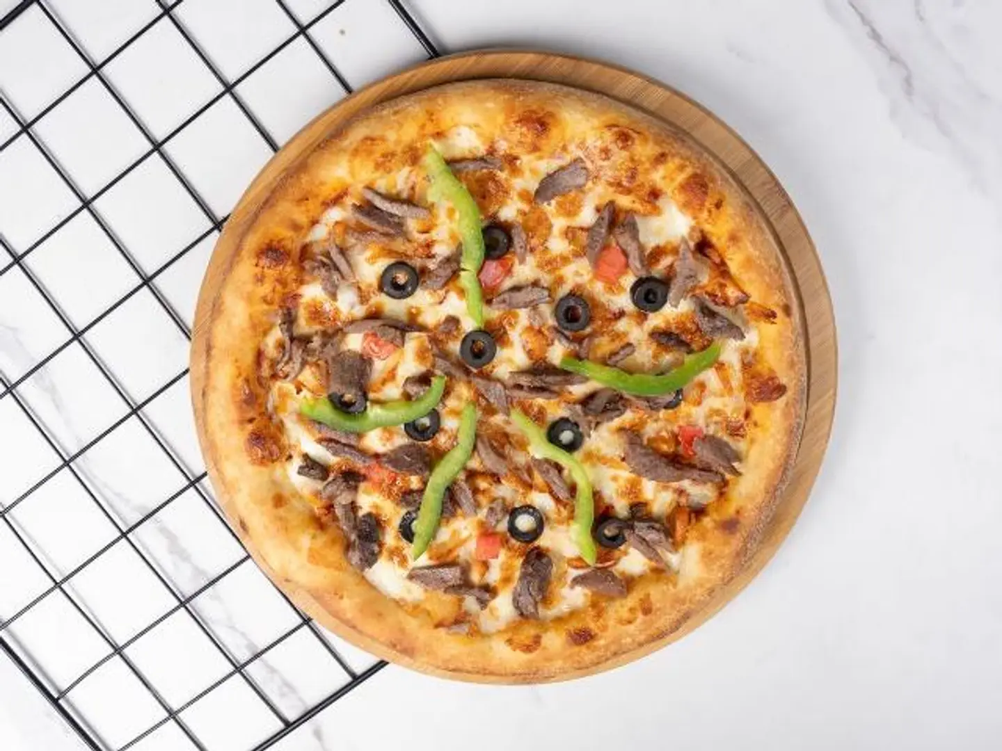 بيتزا شاورما عادي - كبير