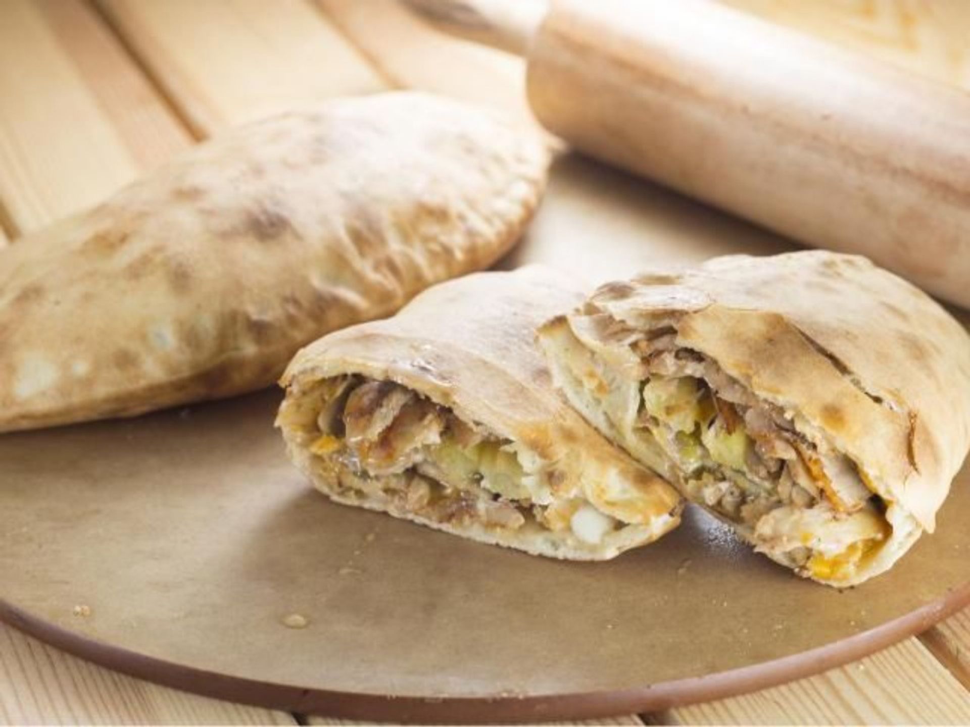 فطيرة شاورما - وسط