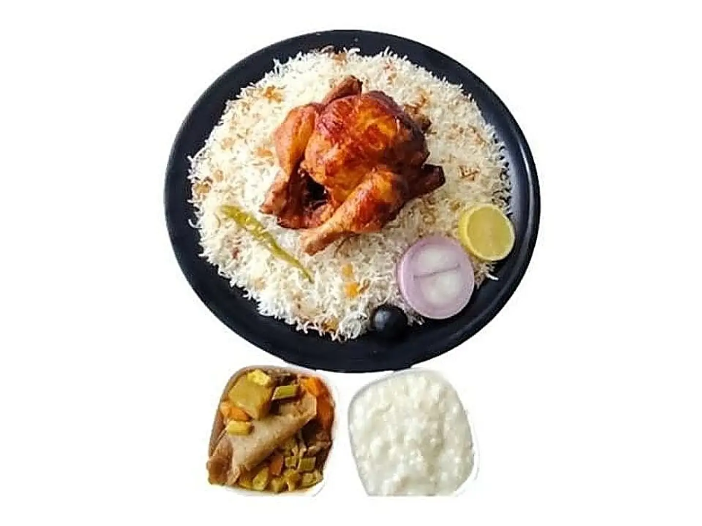 Grilled Chicken With Mathlouthah Shabi Rice - Small