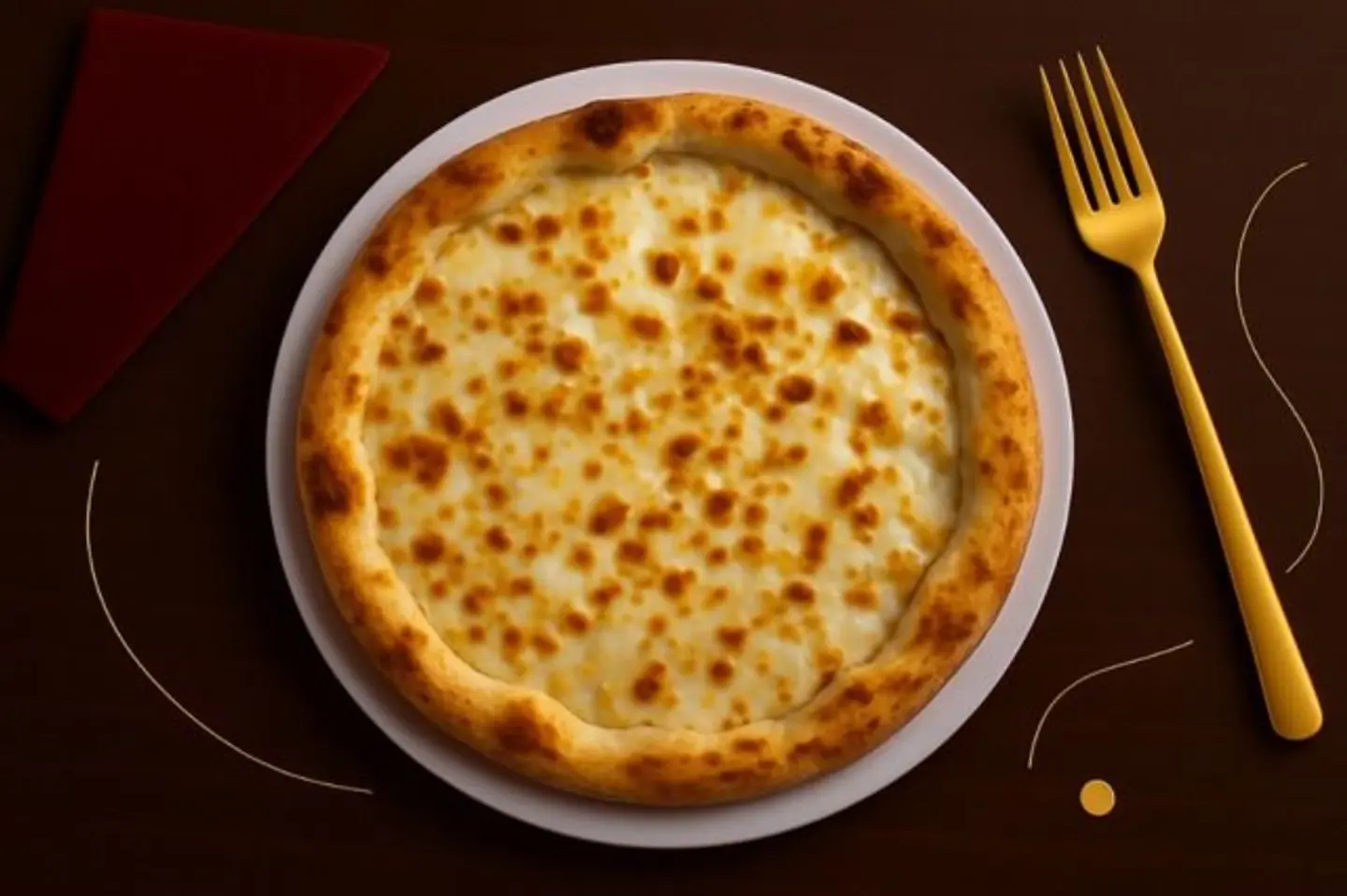 Alfredo Pizza - Medium
