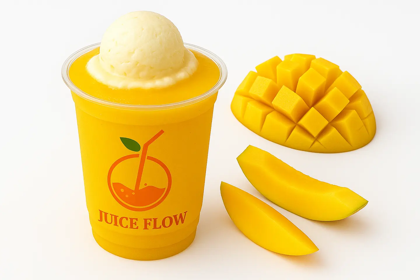 مانجو بالآيس كريم - صغير