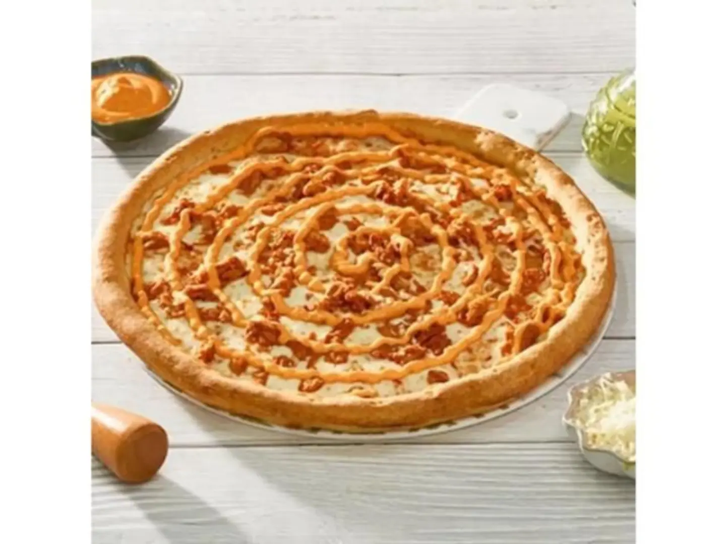 بيتزا دجاج ديناميت - صغير