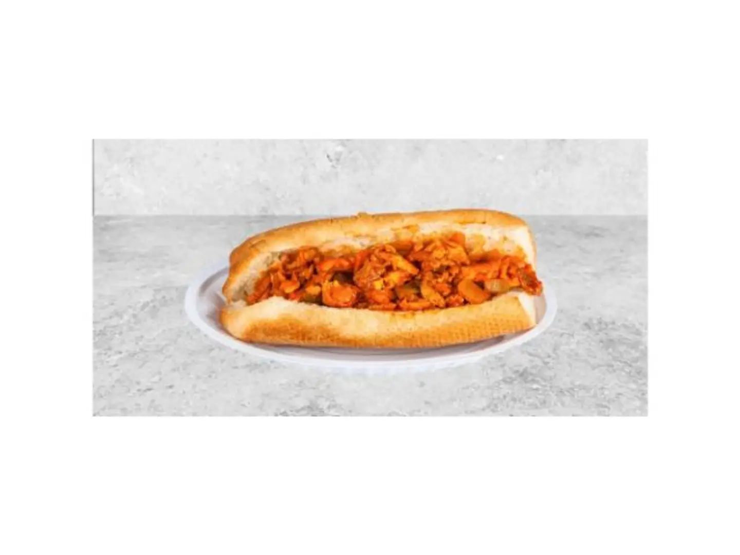 Mexican Chicken Sandwich - Round Bread