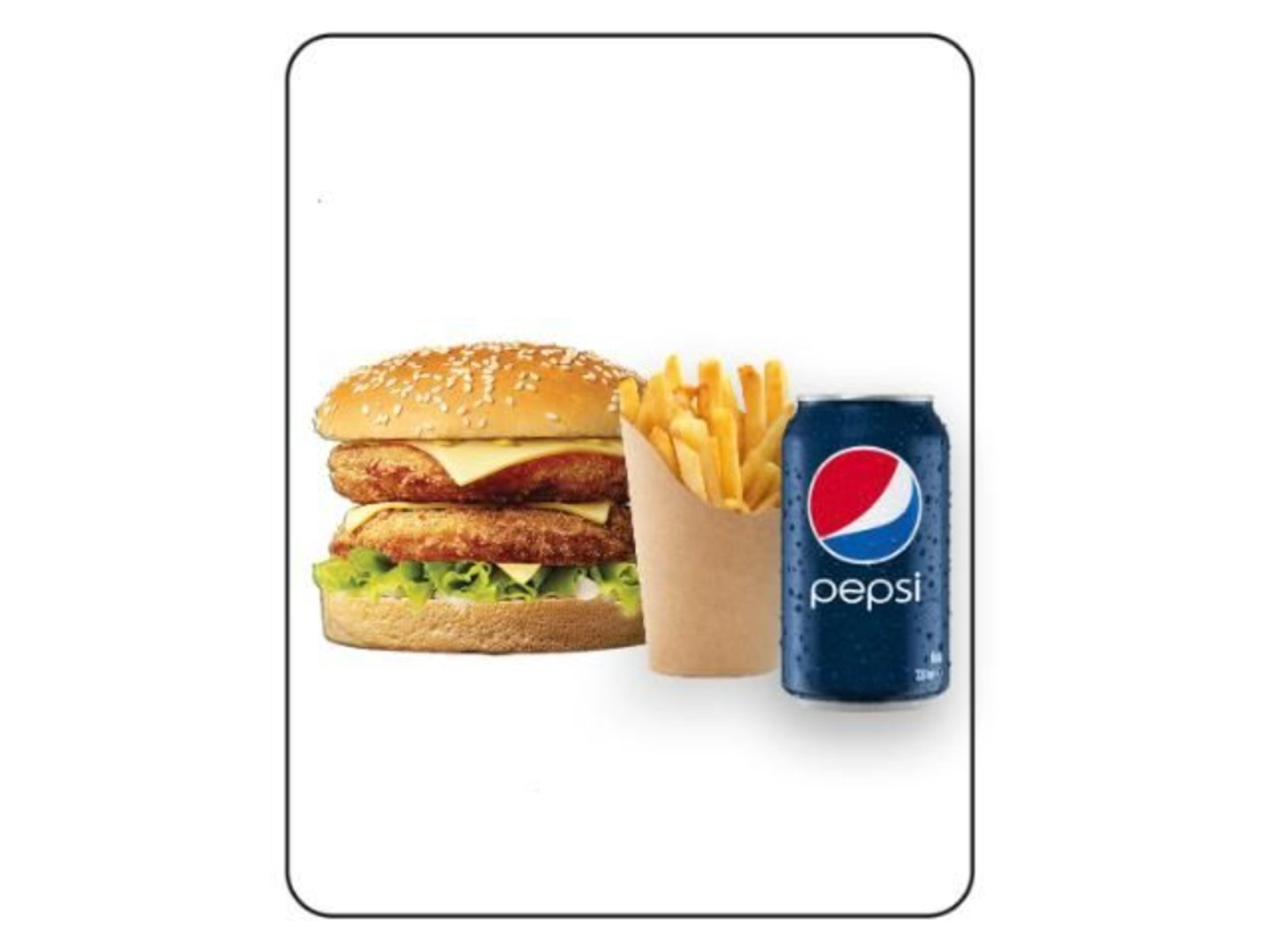 Double Classic Chicken Burger - Sandwich