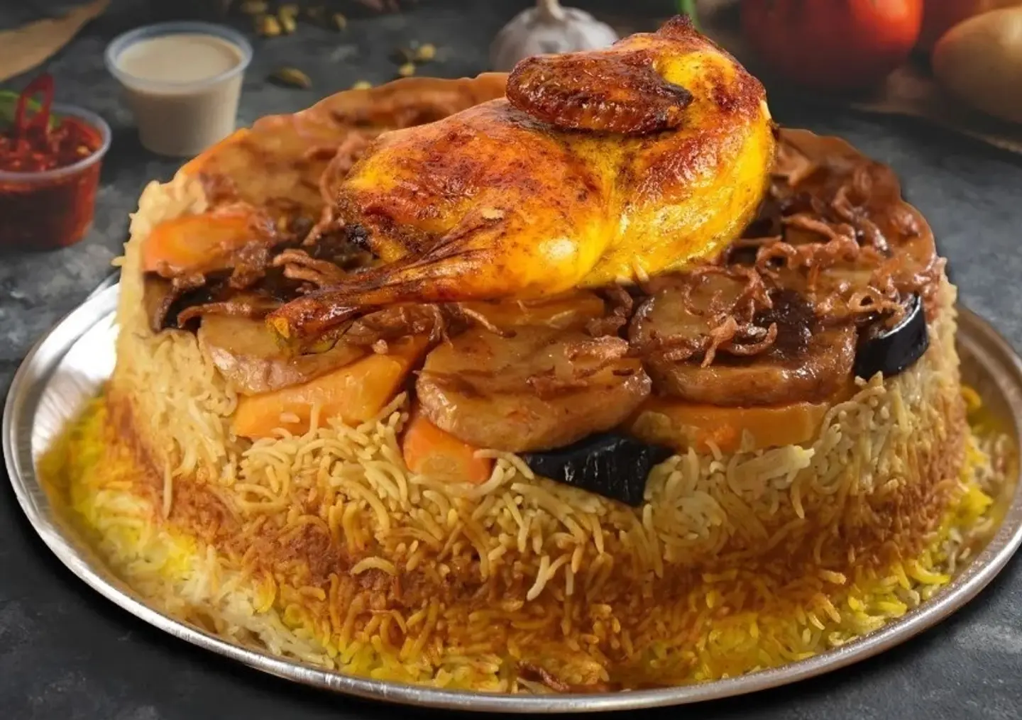 Maqluba Chicken - Full