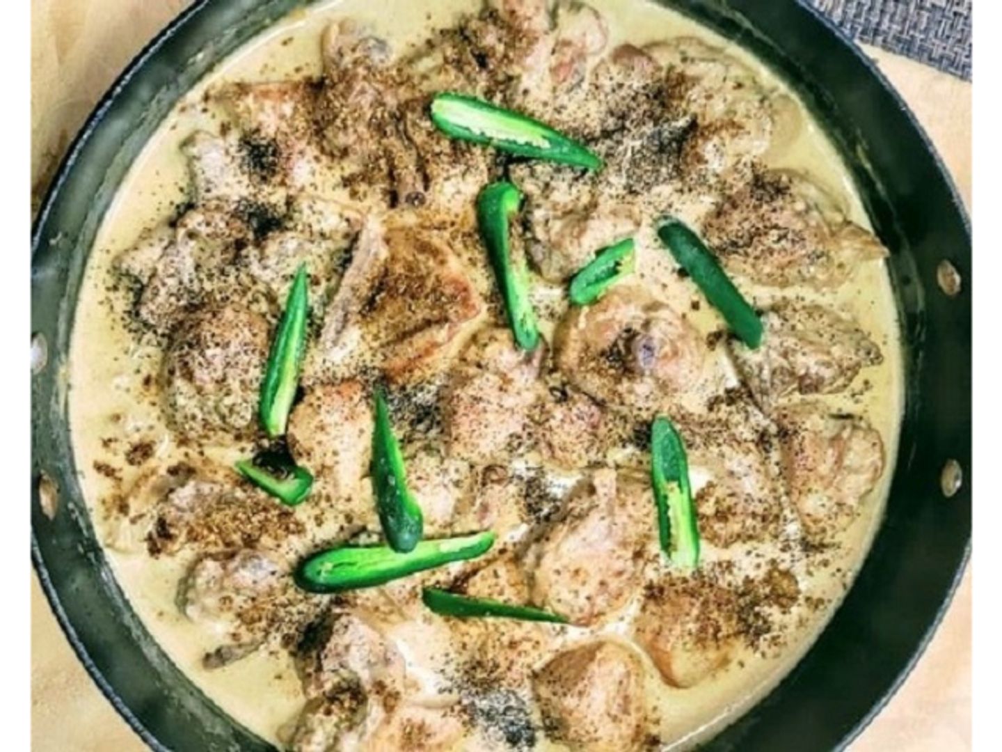 Chicken White Karahi - Small