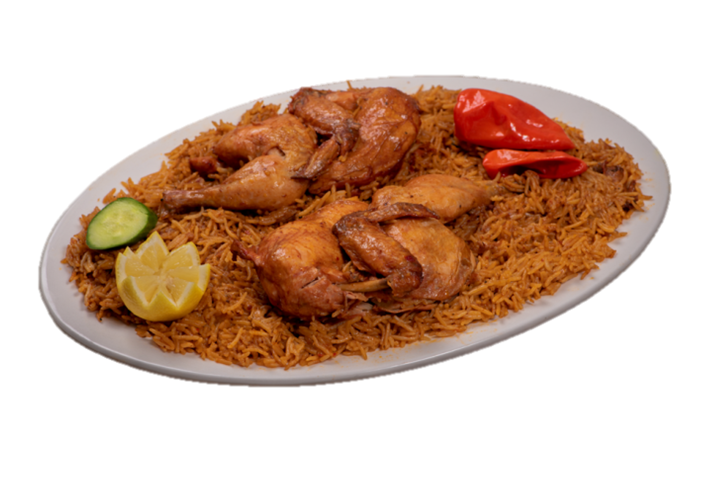 دجاج مضغوط - نص حبة دجاج