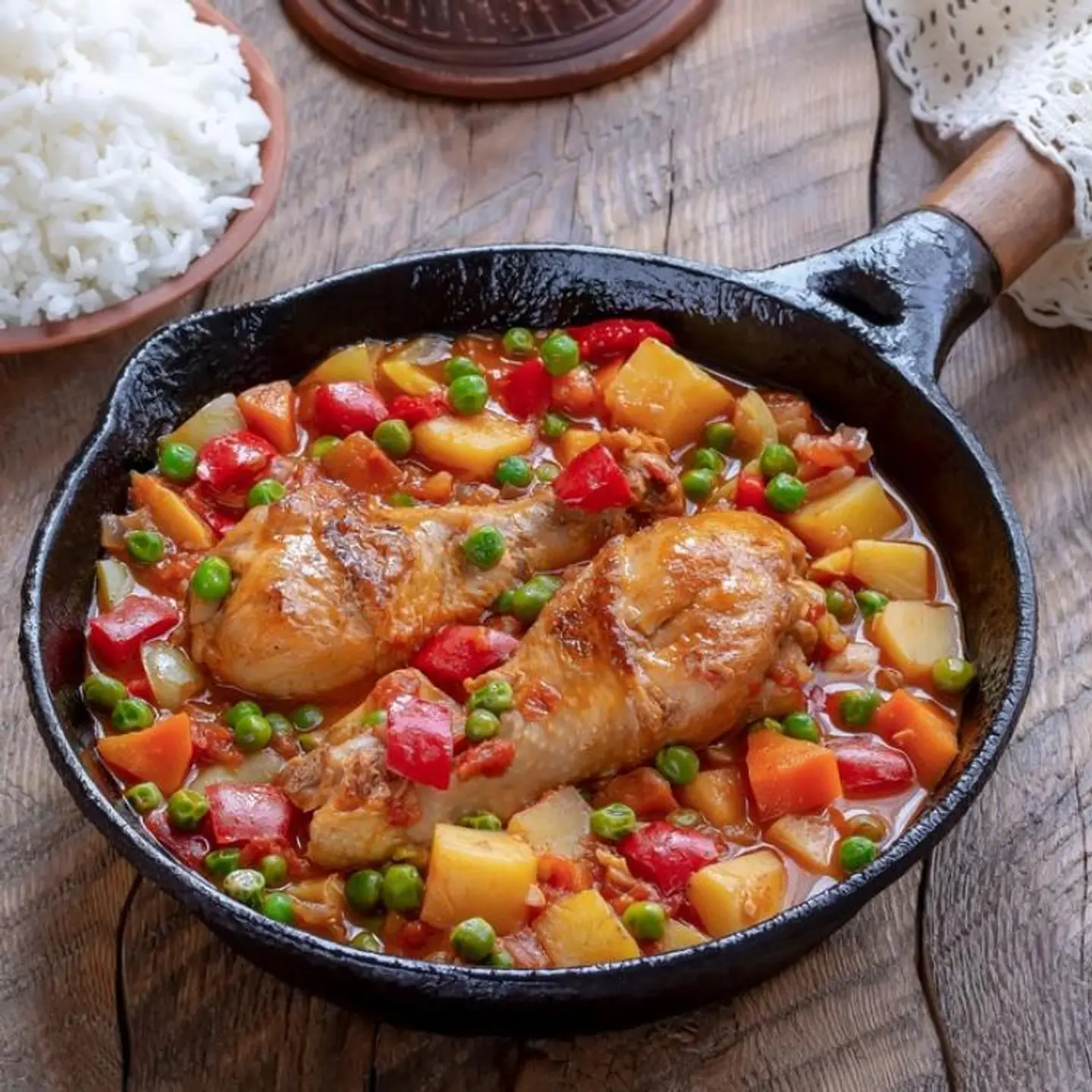 Chicken Vegetable Edam - For One Person