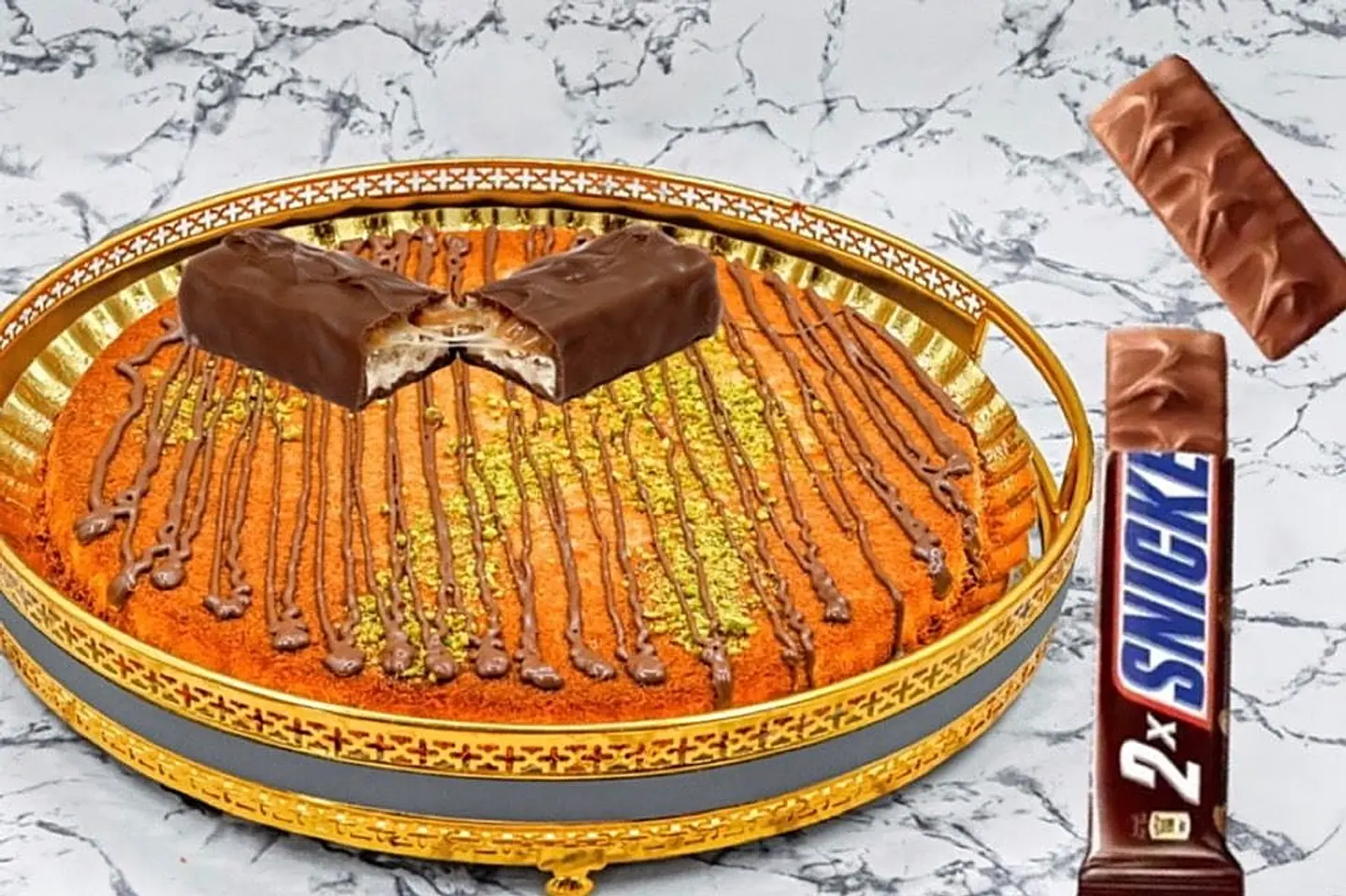 Kunafah With Snickers - Small