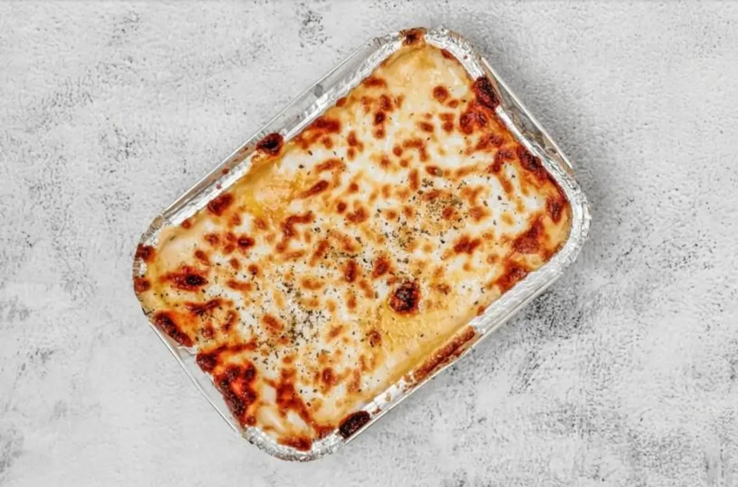 بطاطس بشاميل - وسط