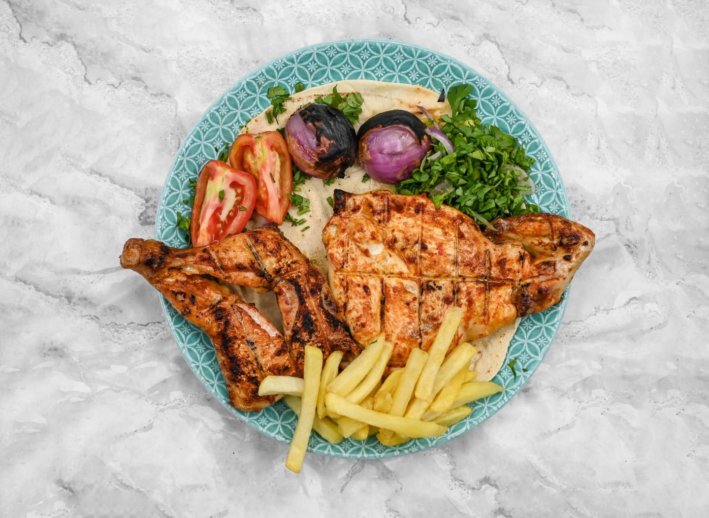 Charcoal Grilled Chicken - Half