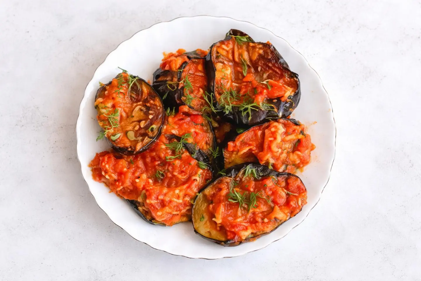 Eggplant With Mix Plate - Small