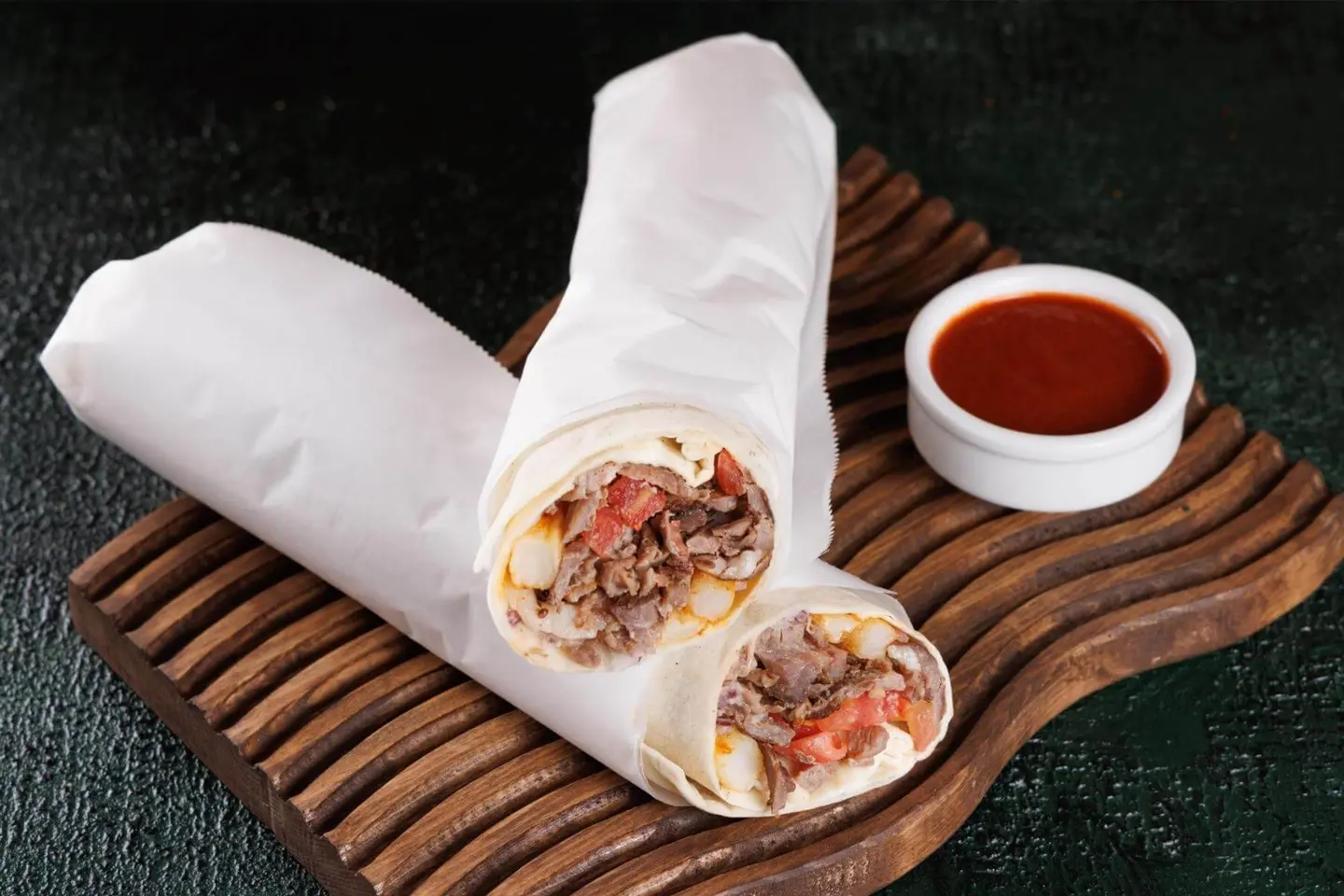 Beef Burger Wrap - Regular