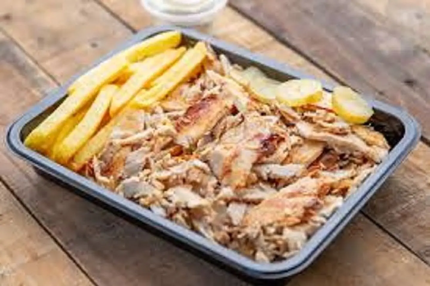 صحن شاورما - وسط