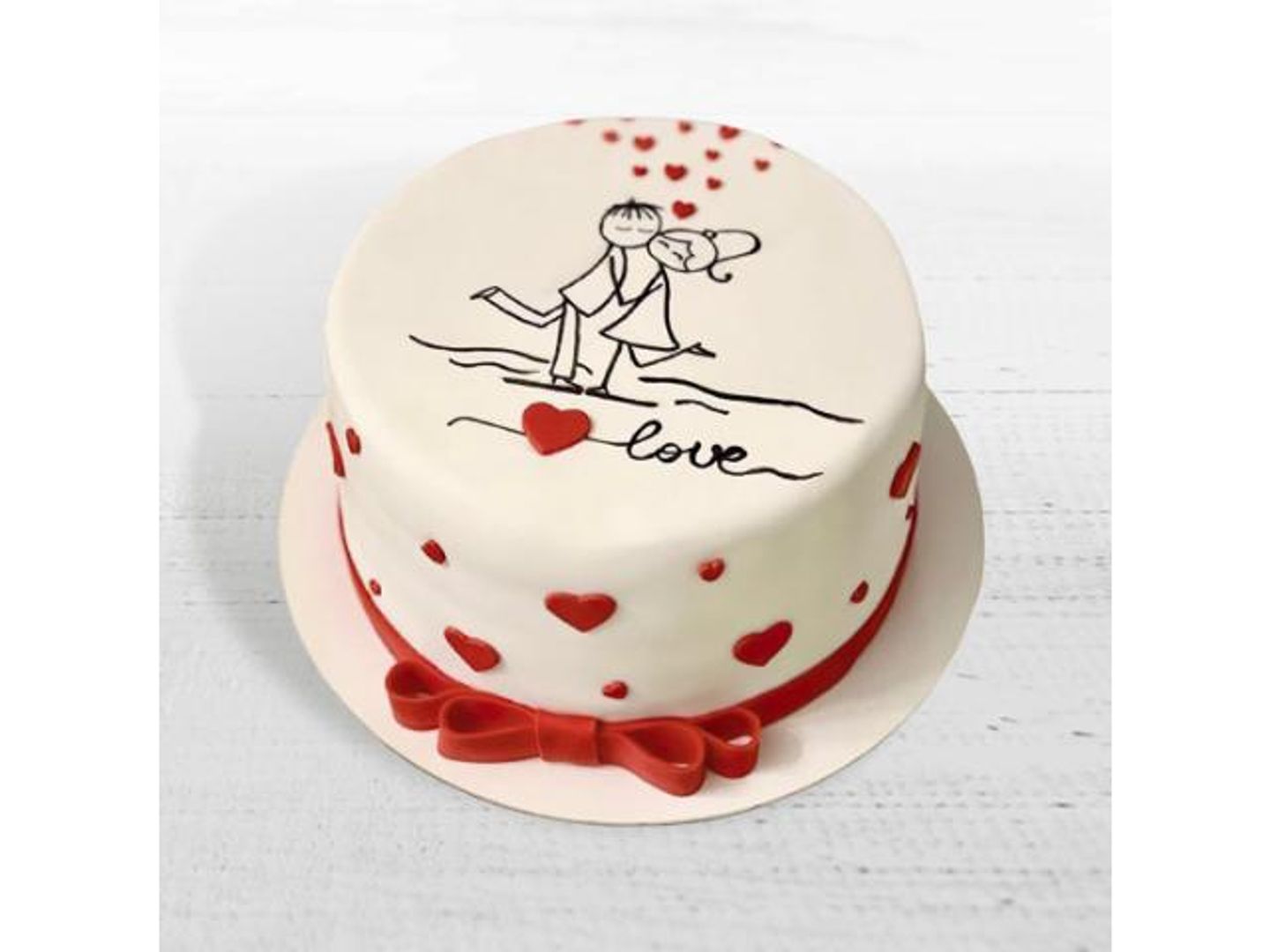 Red Velvet Valentine Cake - Small