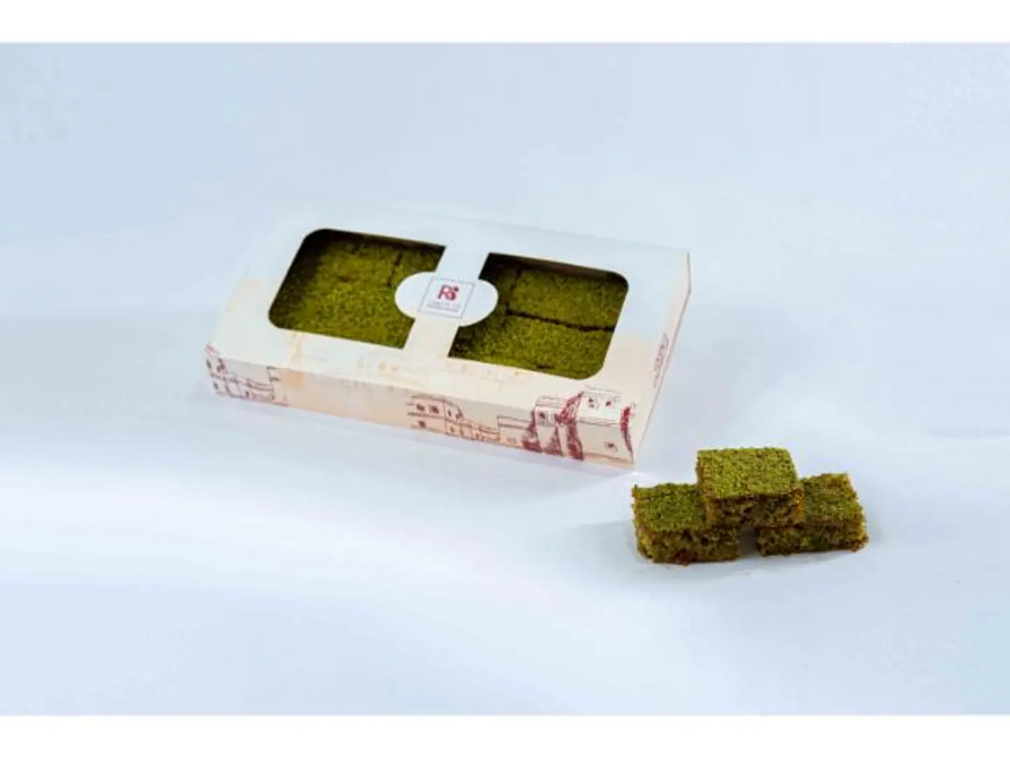 Pistachio Basbousa - 1/2 Kilo