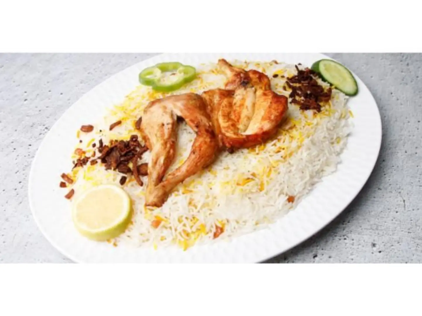 Charcoal Chicken With Spicy Biryani Rice - Whole Chicken