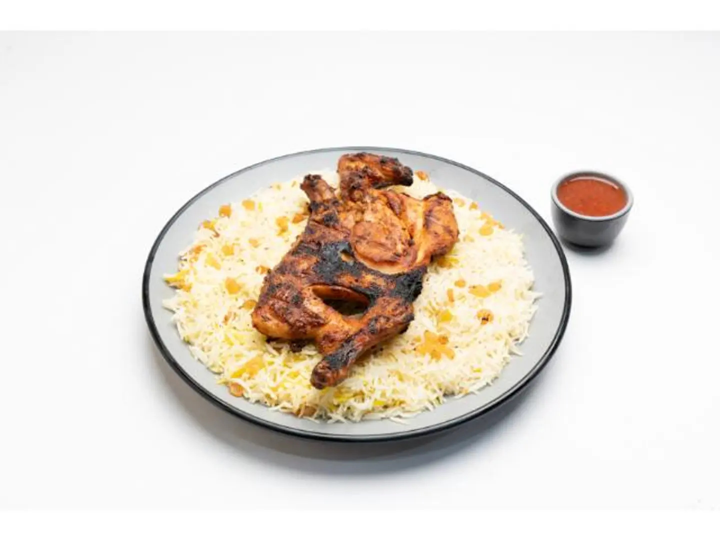 Charcoal Grilled Chicken With Rice - Small