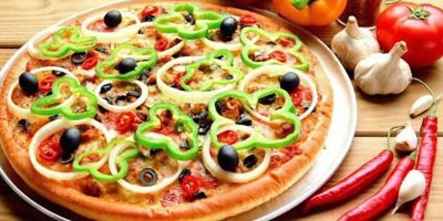 بيتزا خضار - بيتزا خضار-صغير