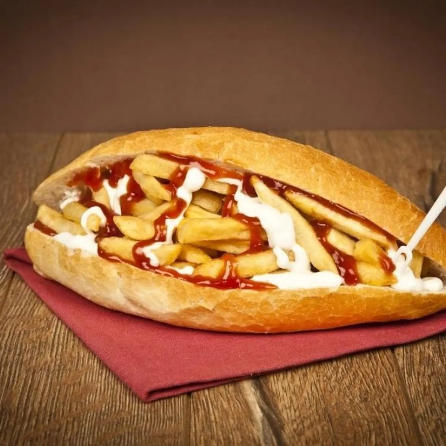 ساندويتش مسحب مع البطاطس - صغير