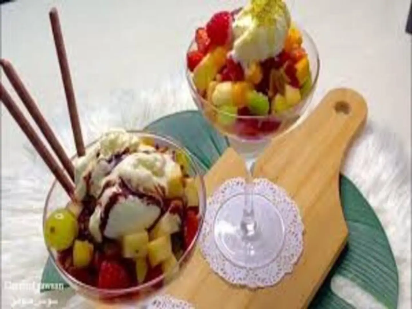 سلطة ايس كريم - وسط