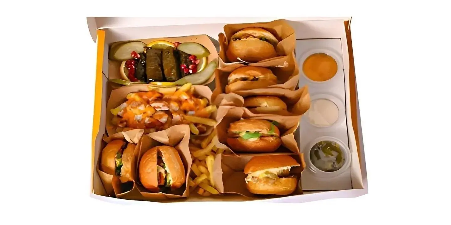 Mini Chicken Burger Box - 15 Piece Mix