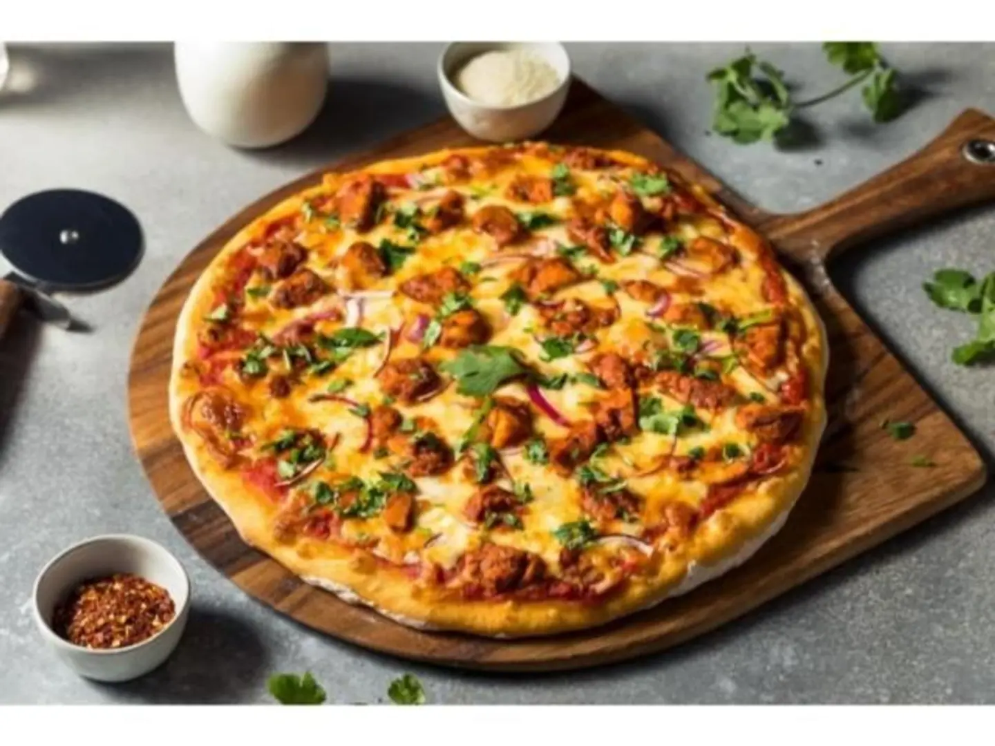 بيتزا دجاج - صغير