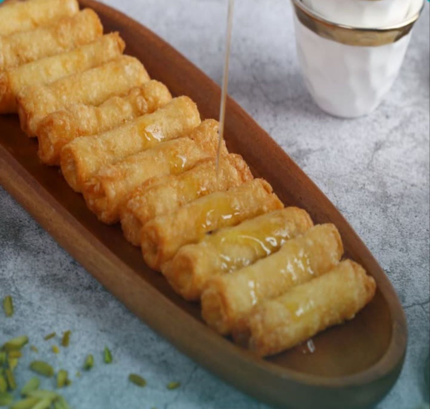 Cheese Fingers With Honey - Small