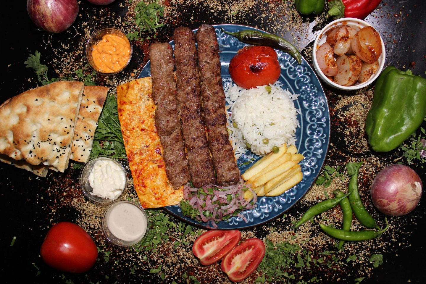 كباب لحم - وجبة